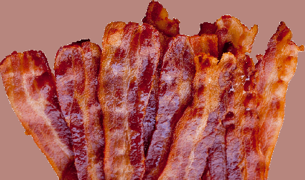 Bacon PNG Transparent Background, Free Download