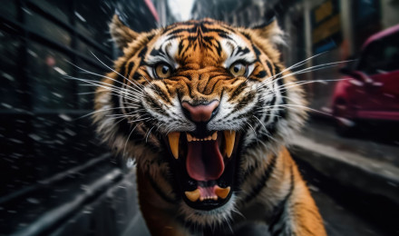 Tiger Thrilling, HD Animals, 4k Wallpaper, Image, Background, Photo and Picture