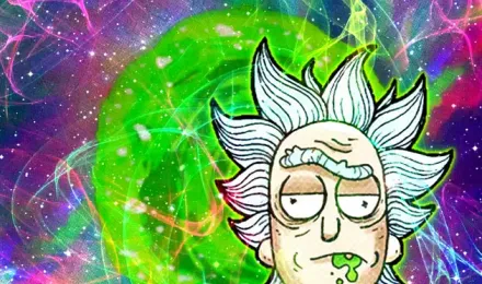 Rick Morty Nebula wallpaper