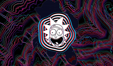 Rick Sanchez Glitch from Rick y Morty Wallpaper 4k Ultra HD