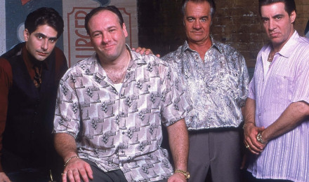 Download Tony Soprano and his Crew Wallpaper