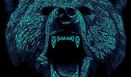 Angry Bear Art iPhone Wallpaper. Bear art, Art wallpaper iphone, Bear artwork