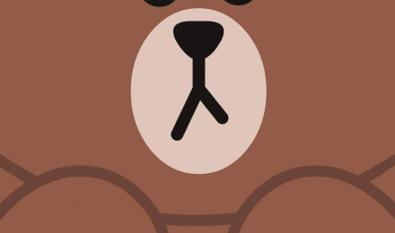 Download Line Friends Brown Korean Bear Wallpaper