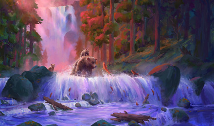 Artistic Bear HD Wallpaper and Background