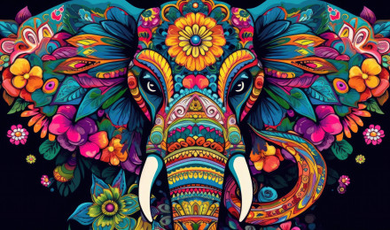 Free AI art image of elephant