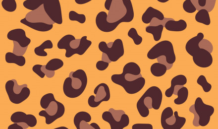 Leopard print. Vector seamless pattern. Animal jaguar skin background with black and brown spots on beige backdrop. Abstract exotic jungle texture. Repeat design for decor, fabric, textile, wallpaper 17227564 Vector Art