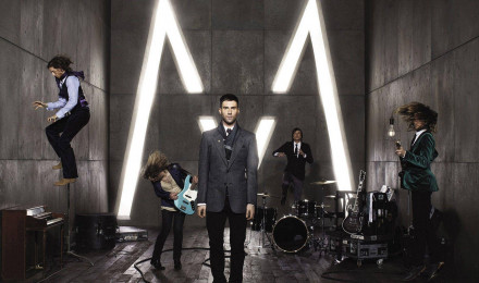 Download Maroon 5 Standing M Recording Wallpaper