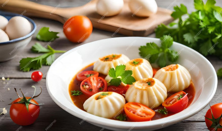 Chinese Food Dumplings Image