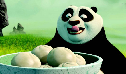 Po having dumplings Fu Panda wallpaper wallpaper