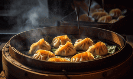 Steamed Dumplings Cooked In Large Pots With Steam Background, Baked Dumplings HD Photography Photo, Food, Momo Background Image And Wallpaper for Free Download