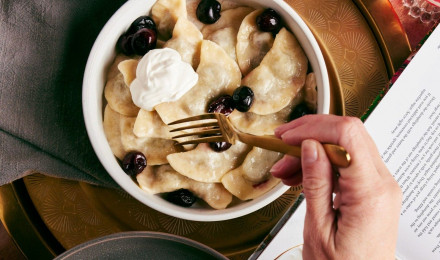 How to make Varenyky/ Ukranian Dark Cherry Dumplings