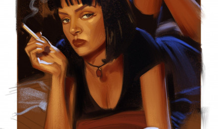 Pulp Fiction, artwork, movies, women, Uma Thurman Gallery HD Wallpaper