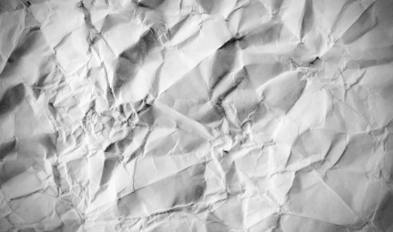 White Crumpled Paper · Free