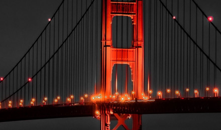 Golden Gate Bridge San Francisco Night iPhone HD 4k Wallpaper, Image, Background, Photo and Picture