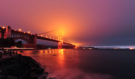 Wallpaper Golden Gate Bridge San Francisco California, Background Free Image