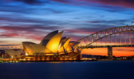 Wallpaper Sydney Opera House Sydney Australia, Background Free Image