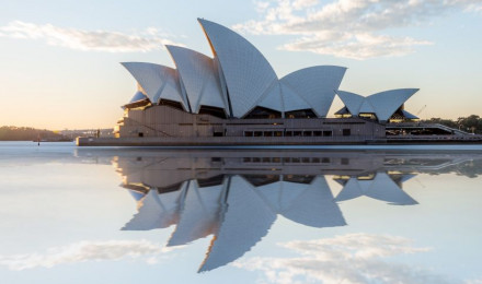 Australia, Afrchitecture, Building, City, Clouds, Reflection, Sea, Sydney, Sydney Opera House, Wallpaper Free HD Wallpaper GoldPoster