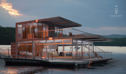 Utilities on a Floating Home Waring Yacht Design