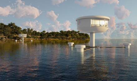 World's First Eco Restorative Futuristic Floating Homes