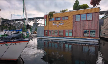 Floating home in Fremont is more than meets the eye