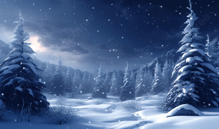 Snowy Landscape Wallpaper With Trees Snow White Winter Background, Christmas Snow Picture Free Background Image And Wallpaper for Free Download