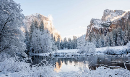 USA: Wildfires are increasingly burning California's snowy landscapes