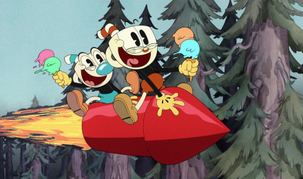 Cartoon Base nominees for Best Adaption at the 2022 Game Awards: Cuphead Show! The Hedgehog 2: Edgerunners / X