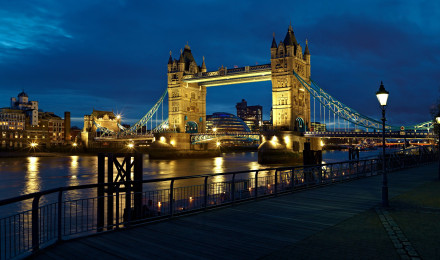 Wallpaper London, bridge, UK, night, river, travel, tourism, Architecture