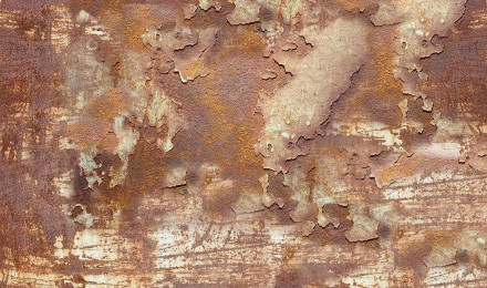 Metal Rusty Texture Wallpaper Mural. Industrial Style Wallpaper UK