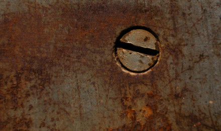 rusty metal with screw Free Photo Download