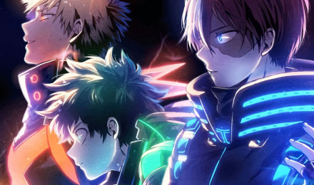 My Hero Academia Wallpaper 4K, Katsuki Bakugo, Izuku Midoriya