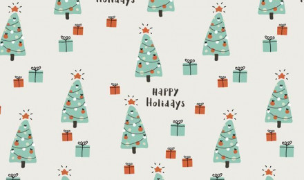 Christmas Aesthetic Wallpaper : Mint Christmas Tree