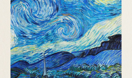 The Starry Night van Gogh Wall Mural