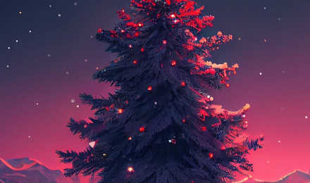 Aesthetic Christmas Tree Wallpaper Wallpaper iPhone