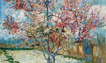 Peach Trees In Blossom 2 Van Gogh Wallpaper Image