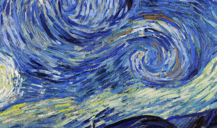 iPhoneXpapers van gogh starry night classic painting art illust