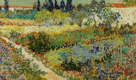 Garden at Arles van Gogh Wall Mural