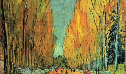 Les Alychamps Van Gogh Wallpaper Image