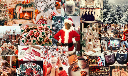 Christmas Collage Wallpaper