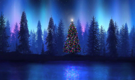 Christmas Night Free Desktop Christmas Wallpaper. Download