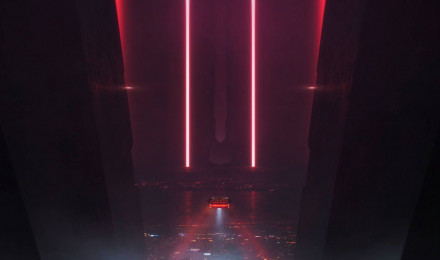 Download Red Lights Blade Runner 2049 4K Wallpaper