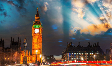 Desktop Wallpaper London Big Ben England Night Cities