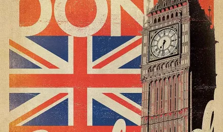 London Flag Wallpaper Wall Mural