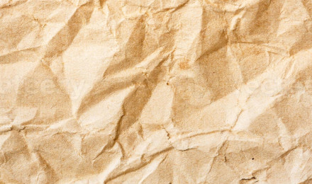 old brown crumpled paper texture background