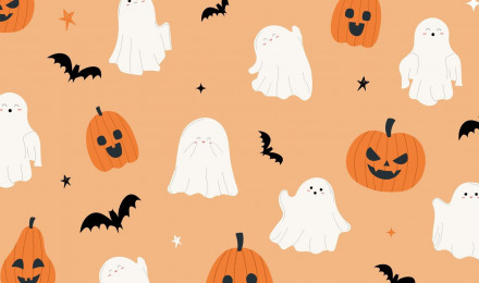 Free customizable Halloween desktop wallpaper templates