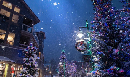 Christmas Town Picture. Download Free Image