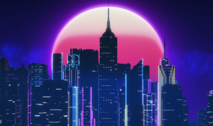 Synthwave Wallpaper 3840 x 2160