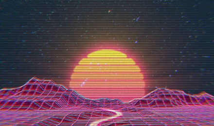 Download Synthwave Wallpaper