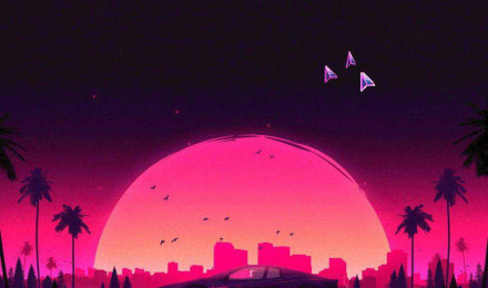 Wallpaper Synthwave