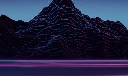 IPhone Synthwave Wallpaper